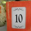 Table Numbers for Seating of Wedding Guests